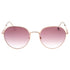 Tommy Hilfiger Pink DS Lens Copper Gold Sunglasses One Size